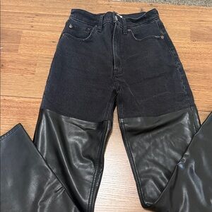 Abercrombie & Fitch Black Straight Leg Jeans